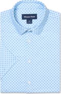 Mizzen+Main Halyard Print Short Sleeve Performance Button-Up Shirt