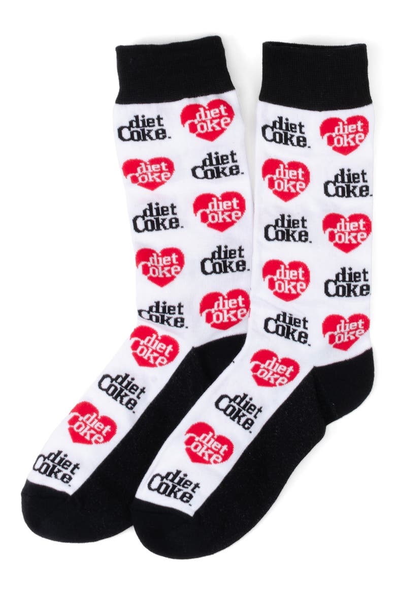 Coca-Cola Assorted 3-Pack Crew Socks Gift Box Set, Alternate, color, MULTI