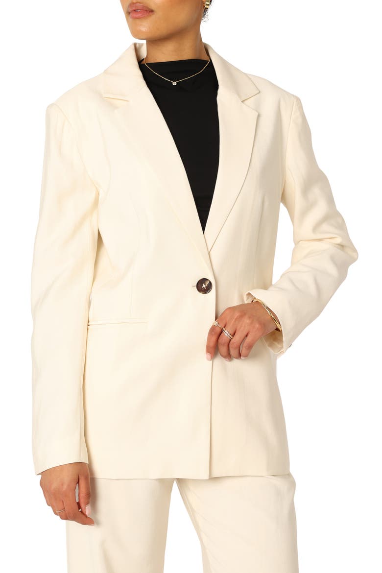 Noelle Oversize Blazer, Main, color, CREAM