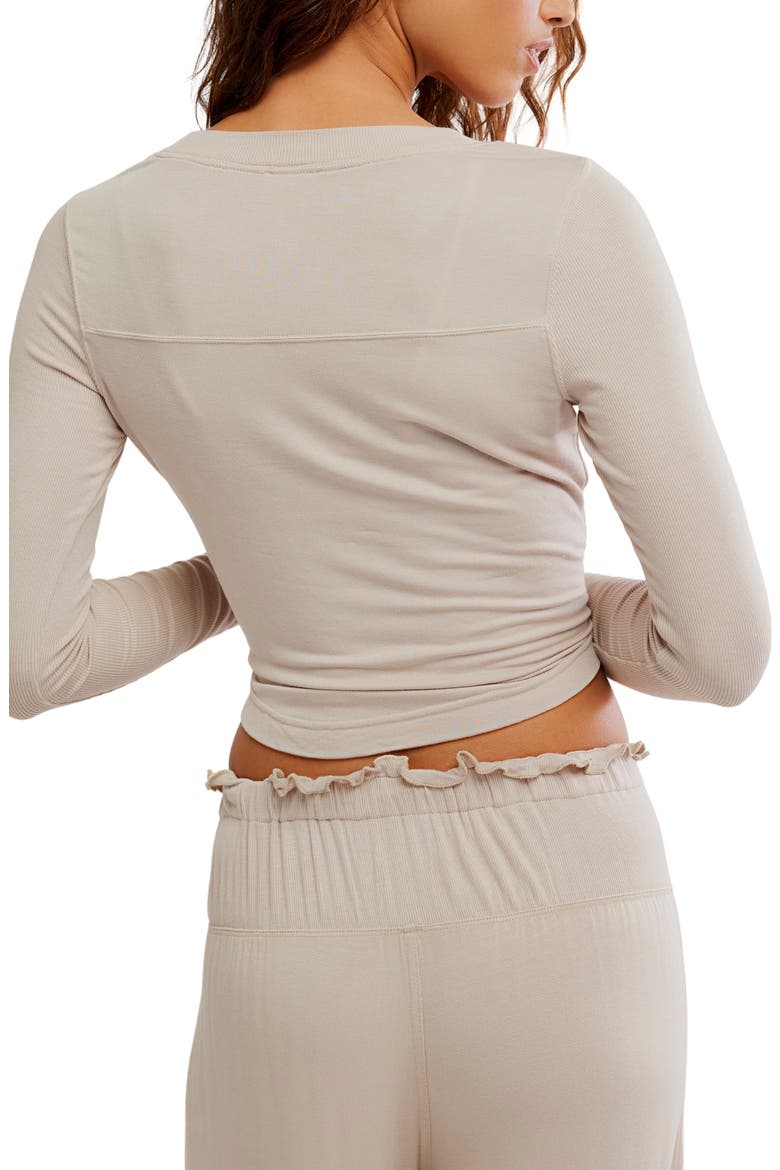 Intimately FP Dream State Henley, Alternate, color, OATMEAL HEATHER