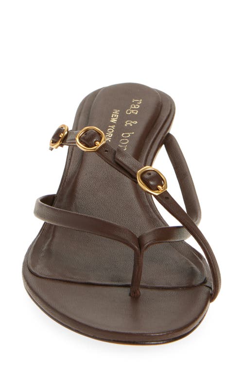 Shop Rag & Bone Sammie Buckle Kitten Heel Slide Sandal