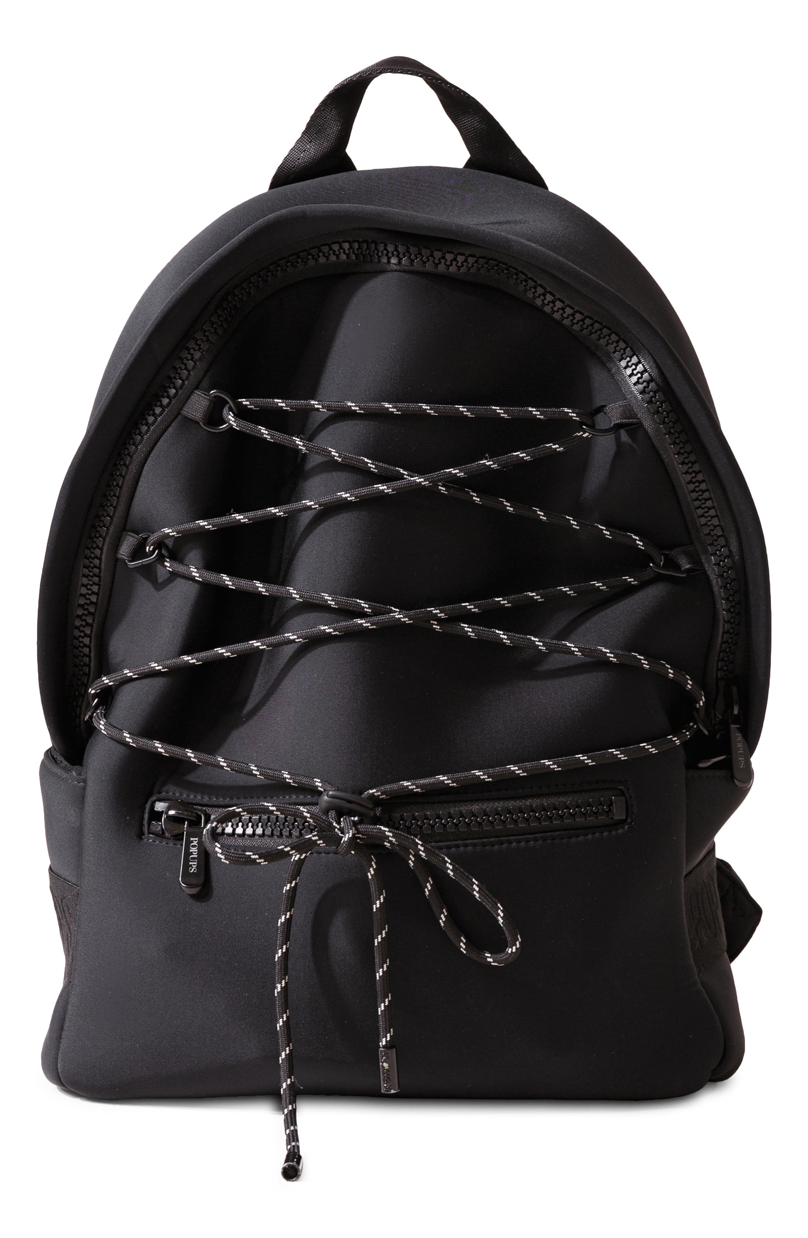 POP UPS BRAND Everyday Neoprene Backpack, Main, color, Black
