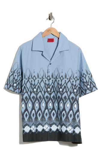 Espino Relaxed Fit Cotton Camp Shirt