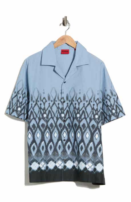 Espino Relaxed Fit Cotton Camp Shirt