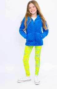 Limeapple Lime Floral Printed Leggings