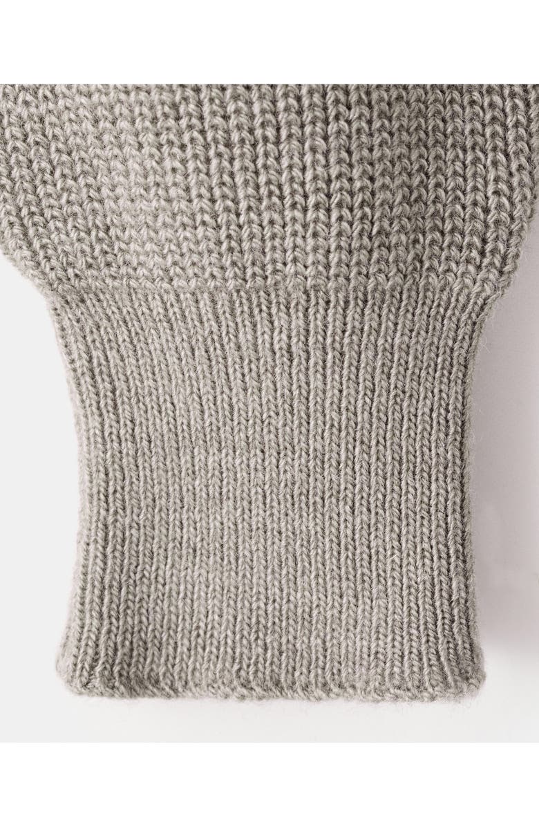 MANGO Manzana Dolman Sleeve Polo Sweater, Alternate, color, Light/ Pastel Grey