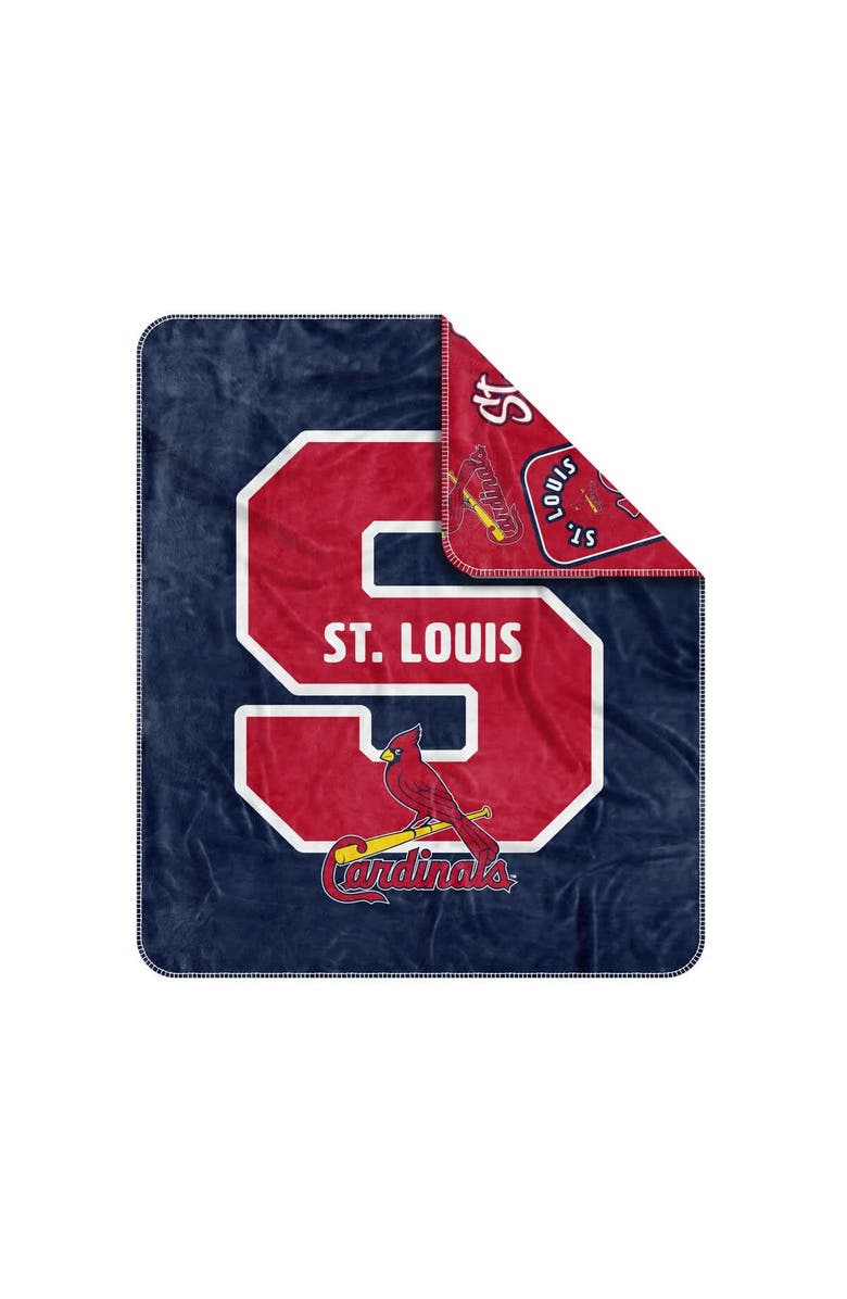LOGO BRANDS St. Louis Cardinals 50" x 60" Dream Weave Throw Blanket, Alternate, color, Red
