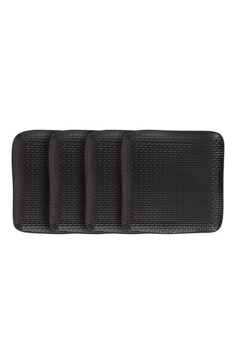 Olivia Stoneware 4-Piece Salad Plate Set