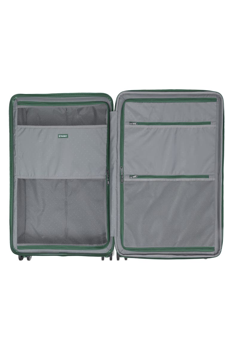 Rollmaster™ 2 20" Expandable Carry-on Hardside Spinner Luggage, Alternate, color, PINE GREEN BLACK BRUSHED