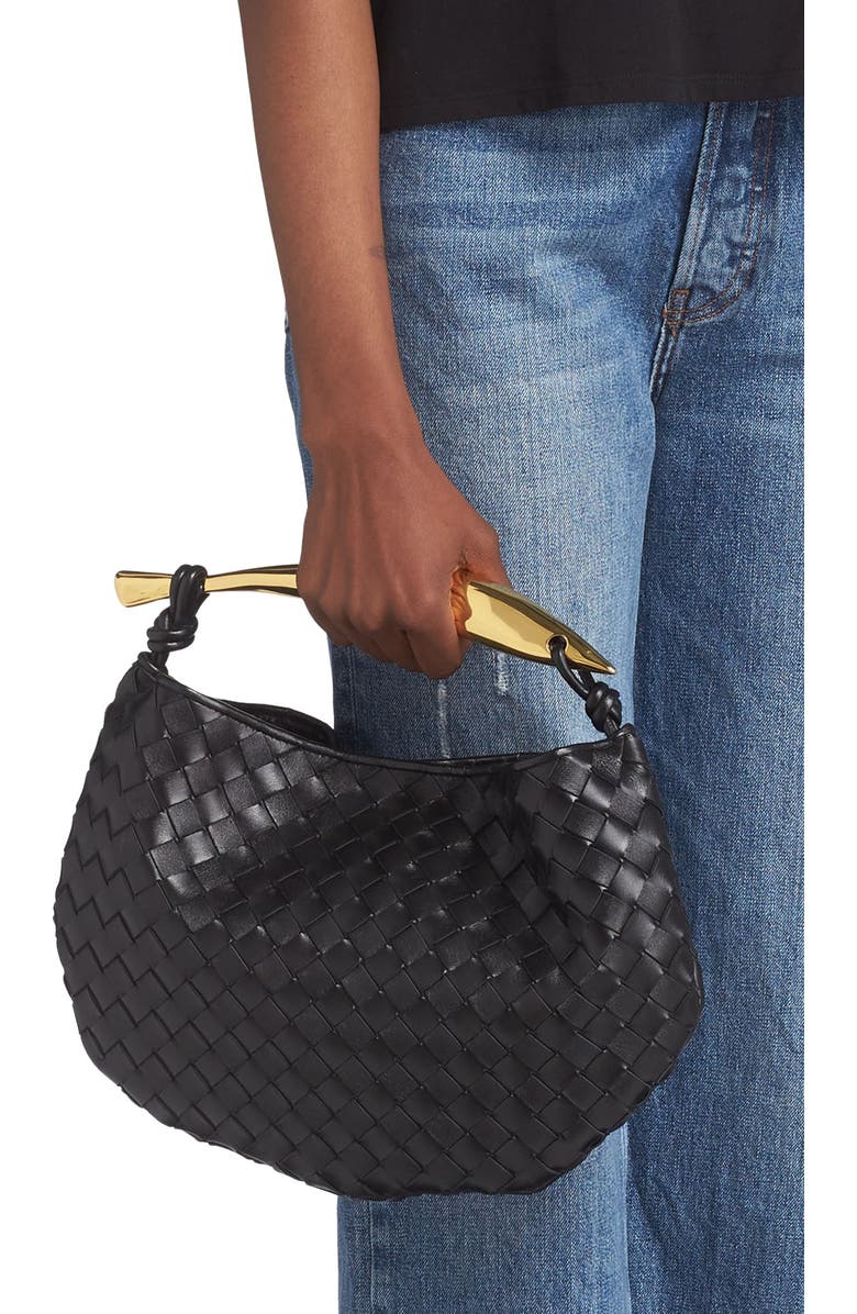 Bottega Veneta Sardine Intrecciato Leather Top Handle Bag, Alternate, color,