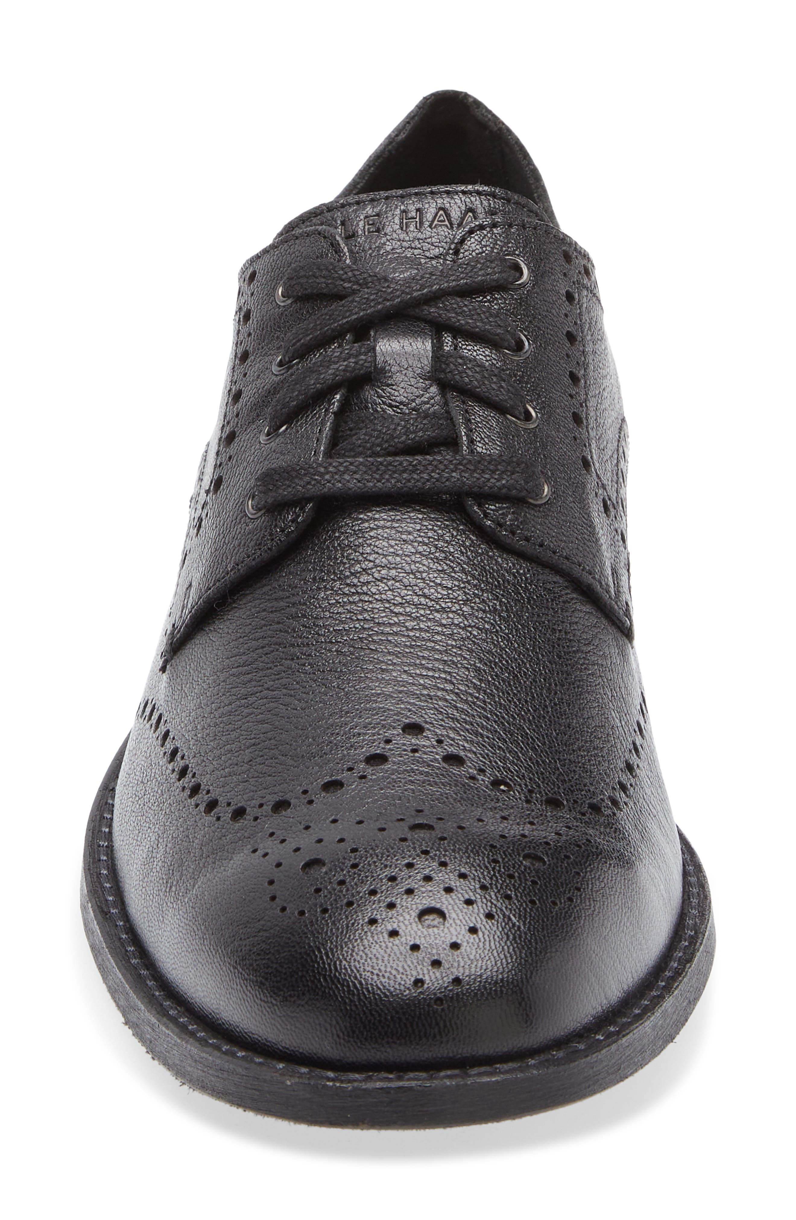 Cole Haan Feathercraft Grand Wingtip, Alternate, color, Black