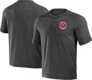 NFL X DARIUS RUCKER Men's NFL x Darius Rucker Collection by Fanatics Pewter Tampa Bay Buccaneers Washed Raglan Henley T-Shirt