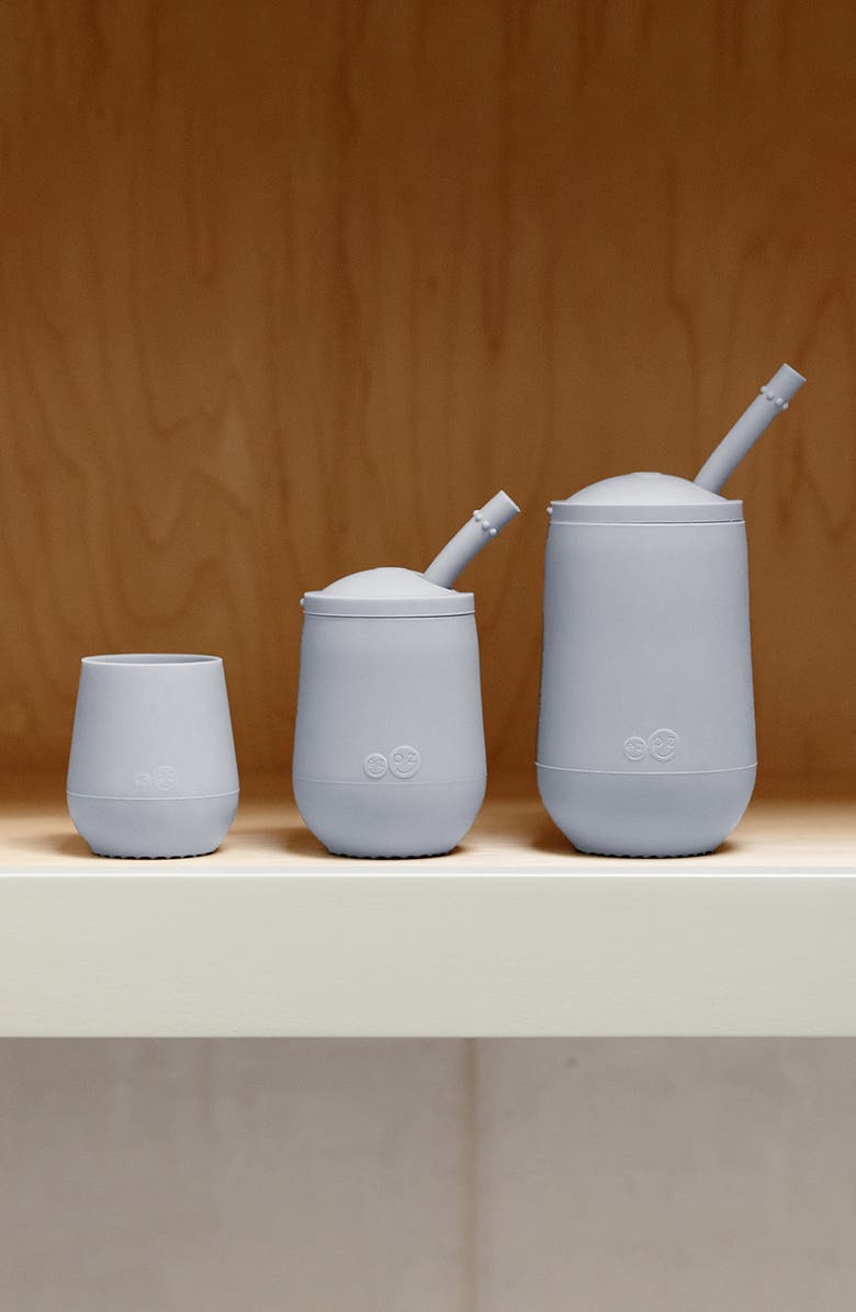 ezpz Developmental Cup Set, Alternate, color, Pewter