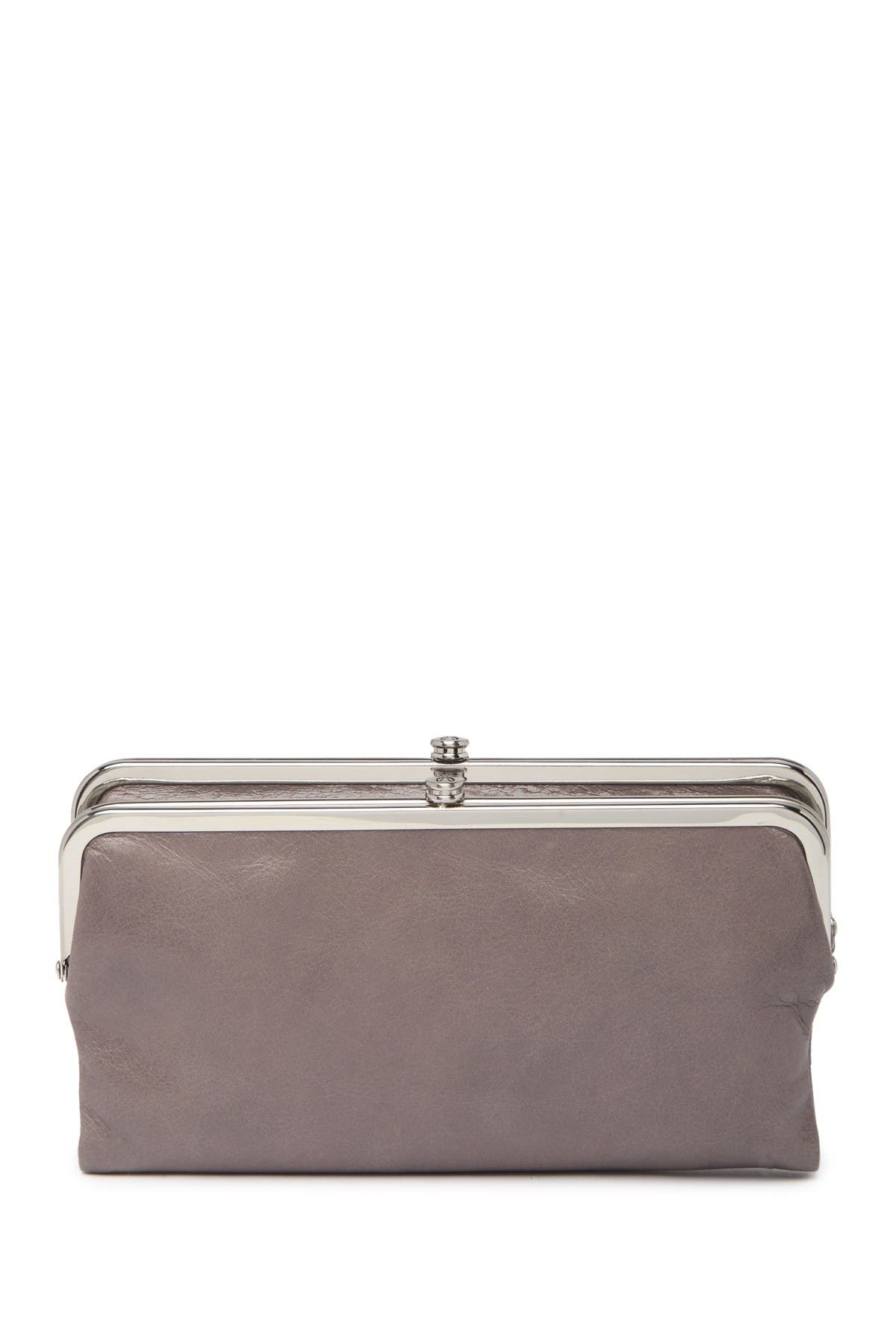 HOBO Lauren Leather Wallet, Main, color, 