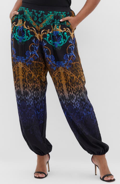 City Chic Savannah Decadence Pants In Multi