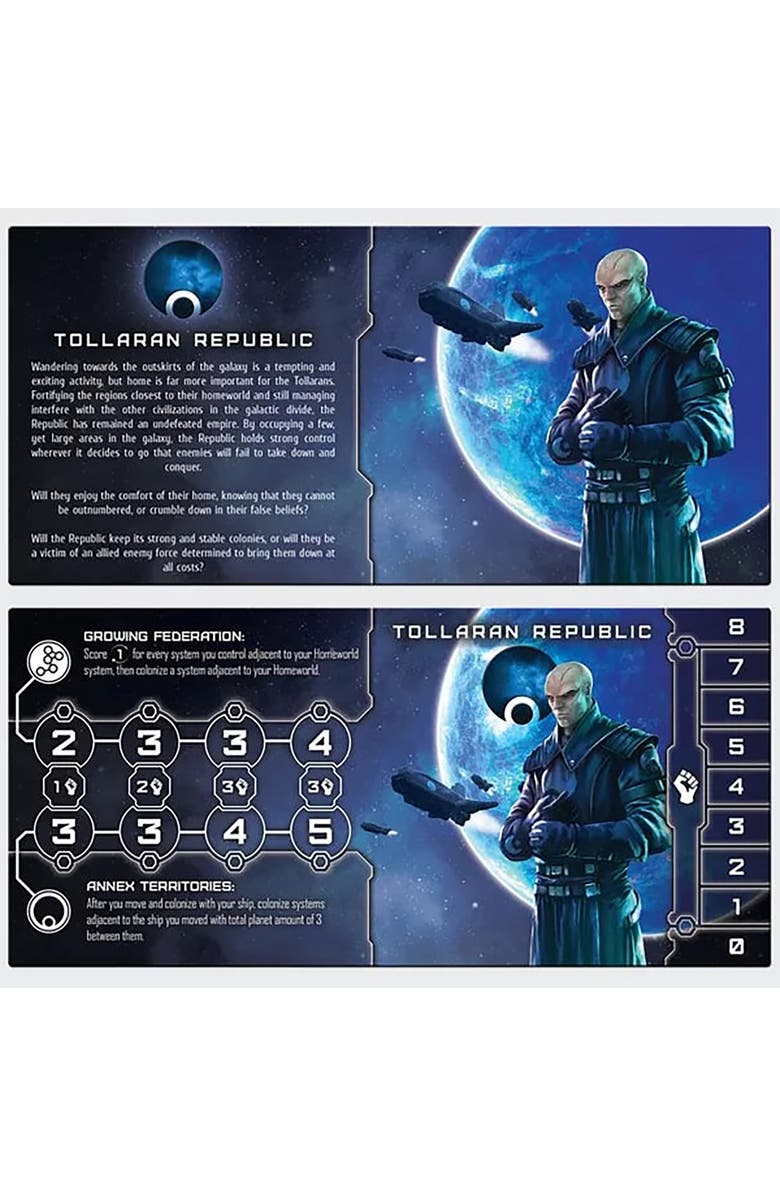 Archona Games Small Star Empires The Galactic Divide, Alternate, color, Multicolored