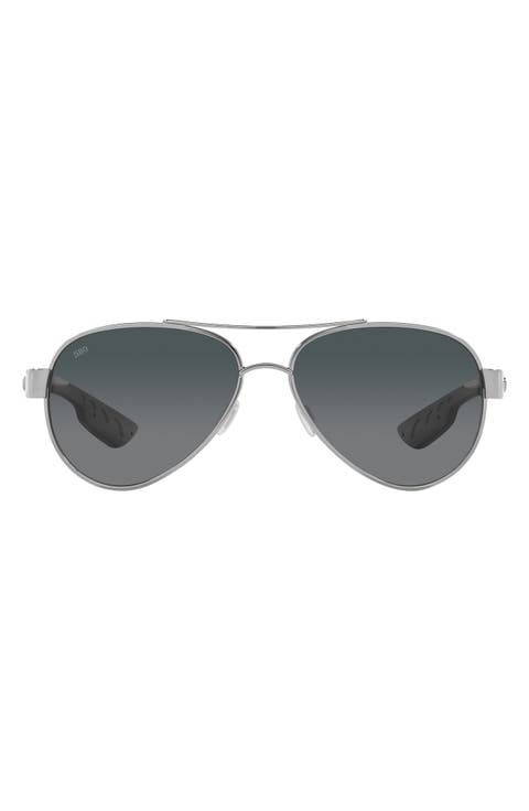 Loreto 56mm Gradient Pilot Sunglasses