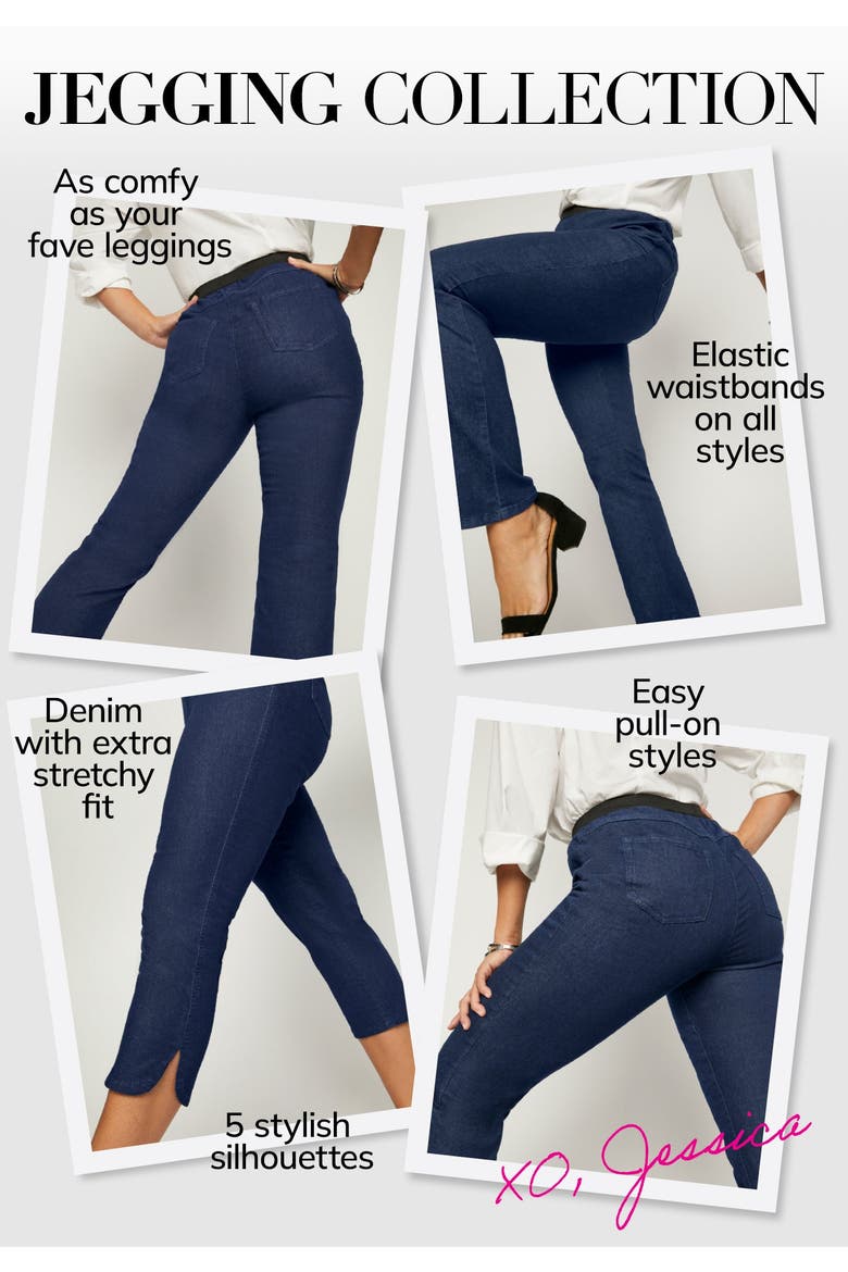 Stretch Denim Crop Jeggings, Alternate, color, MEDIUM STONEWASH