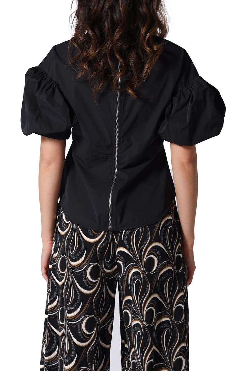 GRACIA Cutout Puff Sleeve Top, Alternate, color, 
