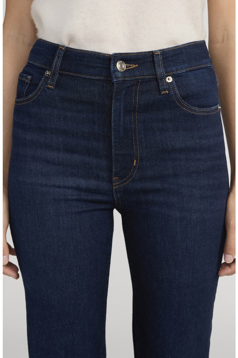 Pixie Le Sleek Straight High Waist Ankle Straight Leg Jeans, Alternate, color, FAIRWAY