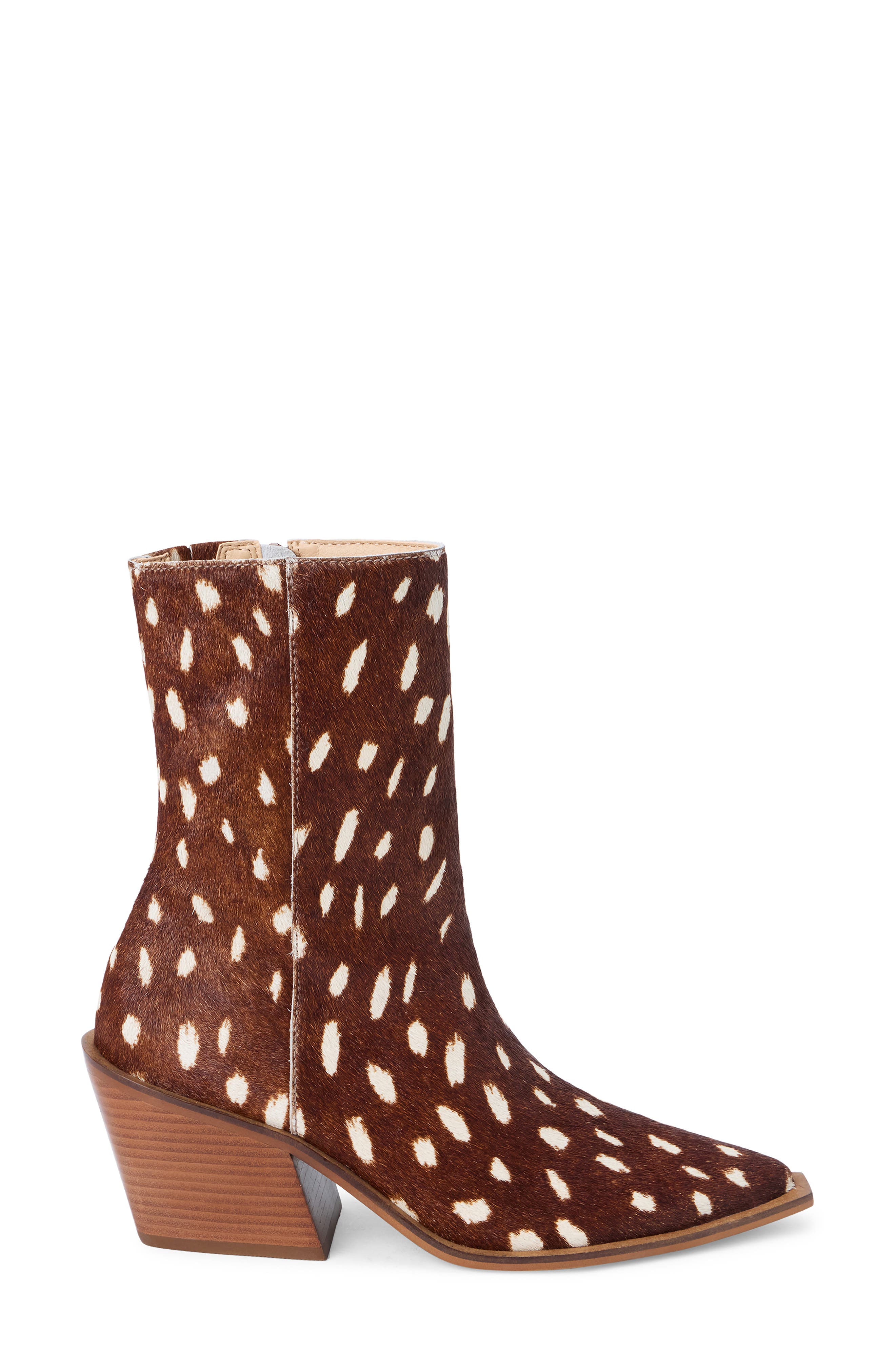Cleo Pointed Toe Bootie, Alternate, color, BAMBI