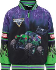 Monster Jam Zip-Up Bomber Jacket