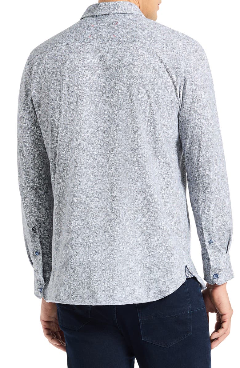 Robert Graham Seth Long Sleeve Button-Up Shirt, Alternate, color, Grey Multi
