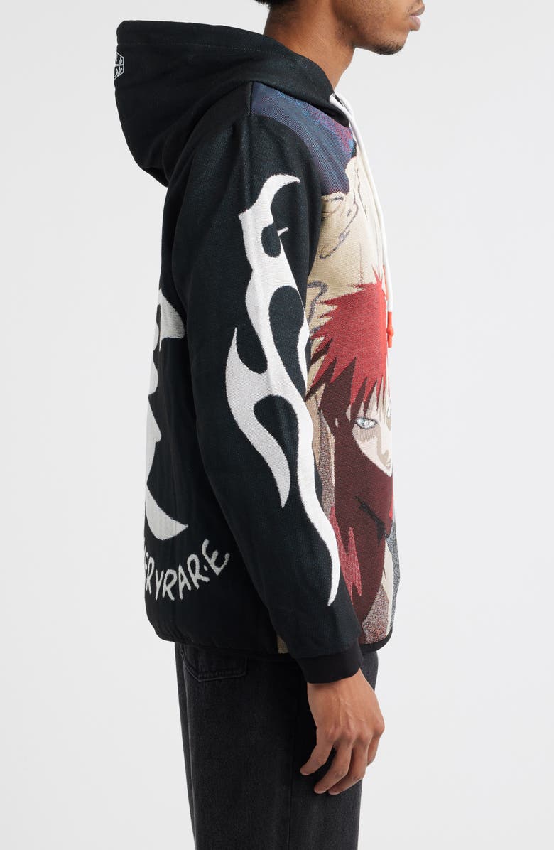 VERYRARE Gaara & Shukaku Graphic Hoodie, Alternate, color, Black