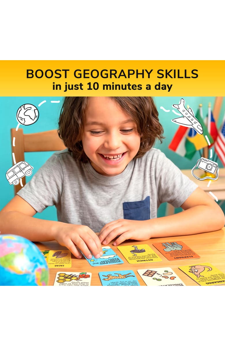 Quokka Kids Trivia Card Games - World, Space, History & Human Body, Alternate, color, World