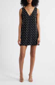 Sani Payal Embellished Shift Minidress