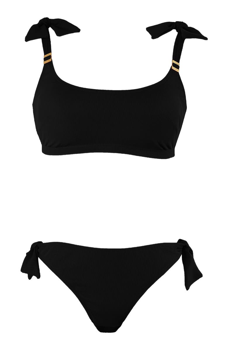 Cache Coeur Maternity bikini Porto Vecchio, Alternate, color, Black