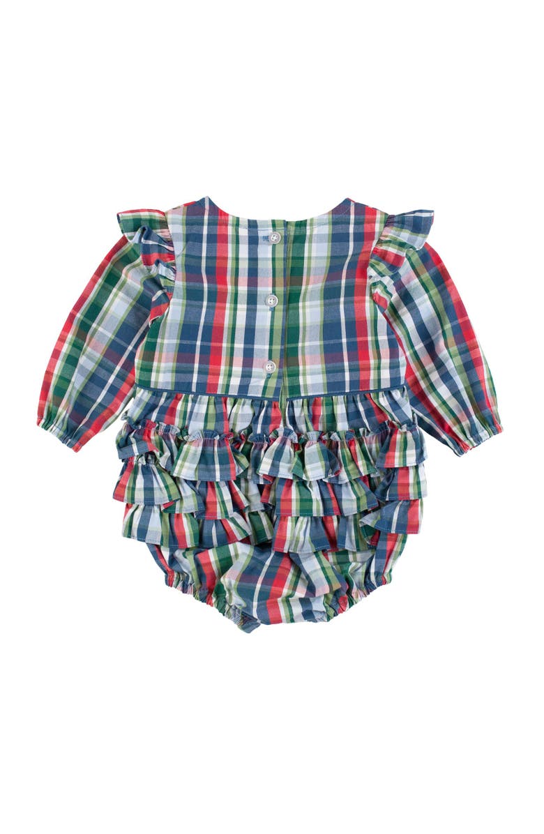 RuffleButts Baby Toddler Girls Woven Flutter Bubble Romper, Alternate, color,