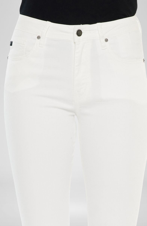 Kancan Vanilla Essentials High Rise Bootcut Jeans In White