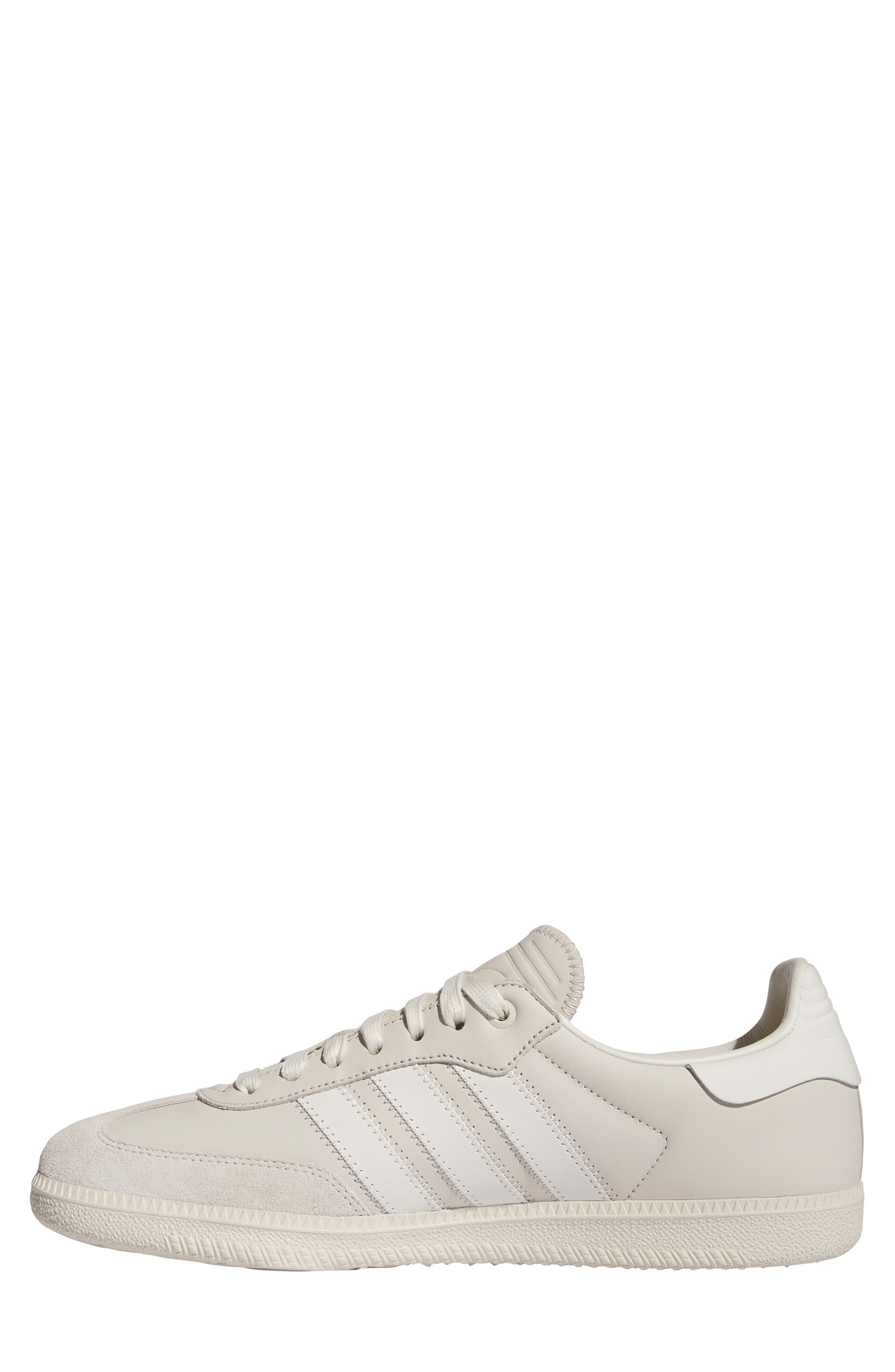adidas Humanrace Samba Low Top Sneaker, Alternate, color, Cloud White/ Aluminum