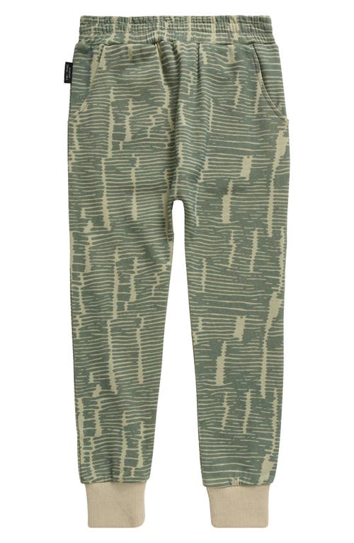 TINY TRIBE Kids' Broken French Terry Joggers in Sage 