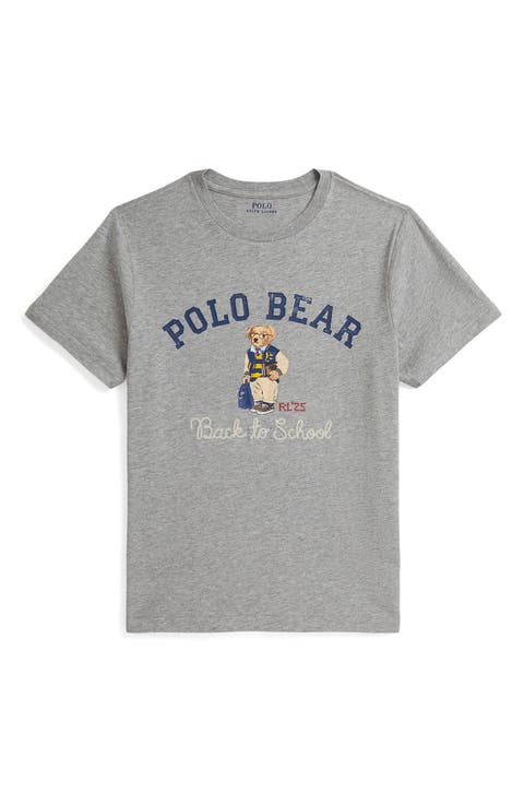 Kids' Polo Bear Cotton Jersey Graphic T-Shirt (Big Kid)