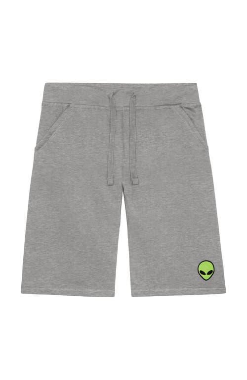 Dalix Mens Alien Midweight Fleece Short In Gray