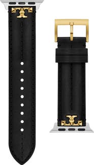 Tory Burch The Kira Leather 20mm Apple Watch® Watchband