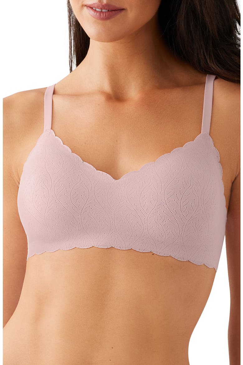 b.wow'd Wireless Bra, Main, color, BLUSH PINK
