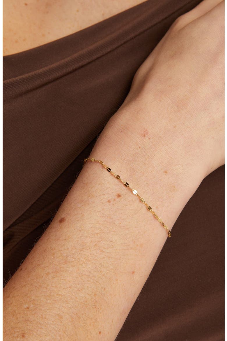 Valentino Chain Bracelet, Alternate, color, Yellow Gold Vermeil