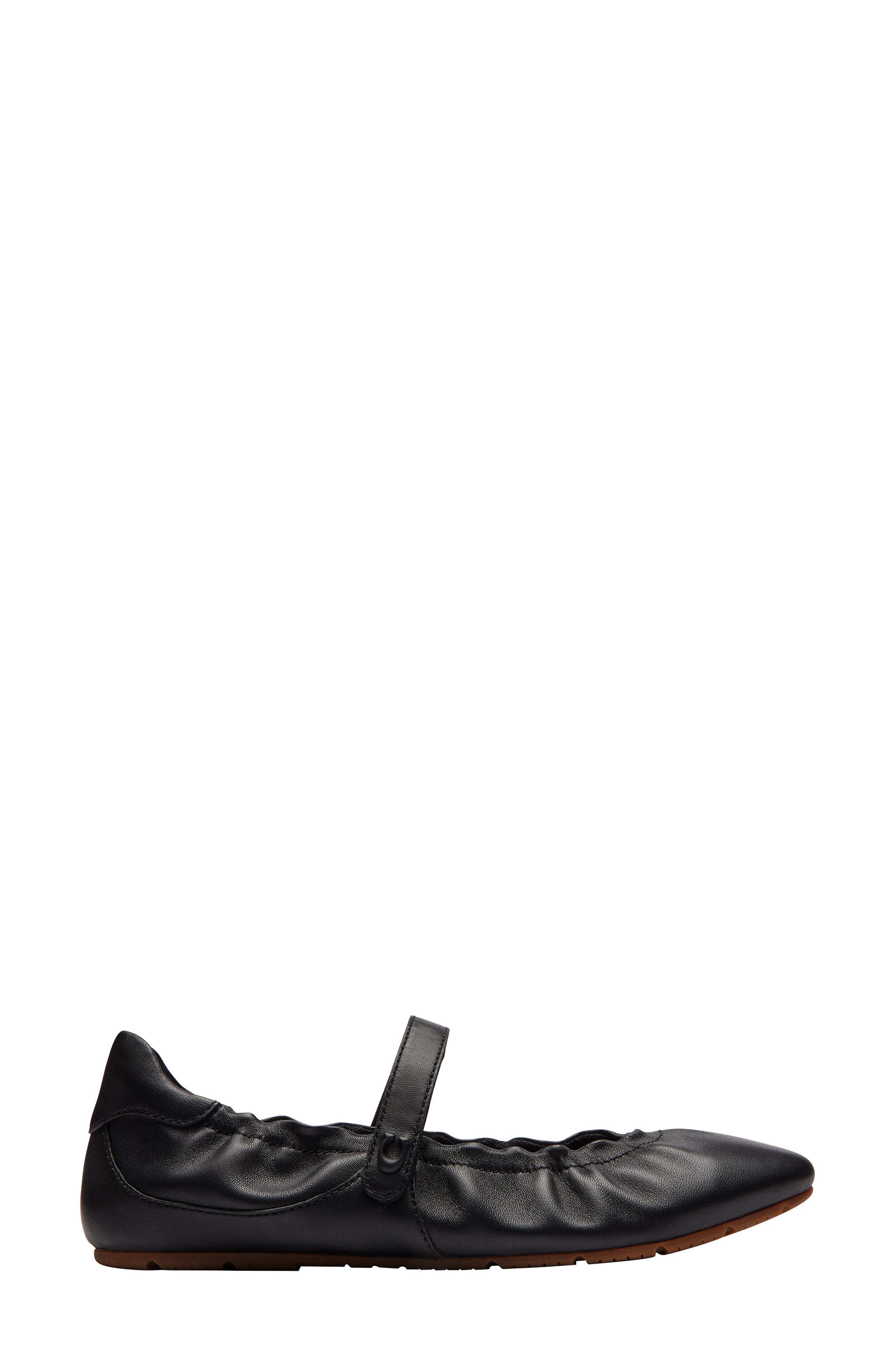 COACH Mary Jane Flat, Alternate, color, Black
