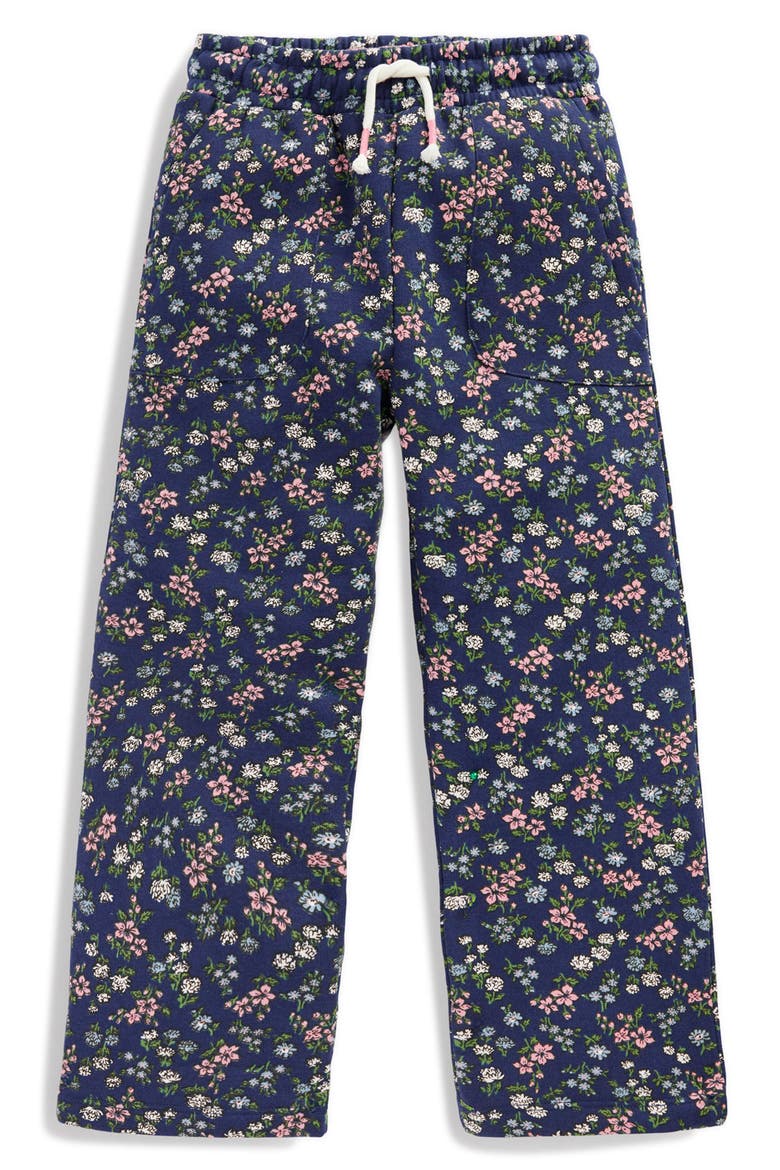 Kids' Patterned Wide Leg Pants, Main, color, STARBOARD BLUE MEADOW FLORAL