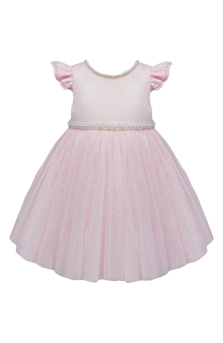 COUTURE PRINCESS Satin Party Dress, Main, color, Pink