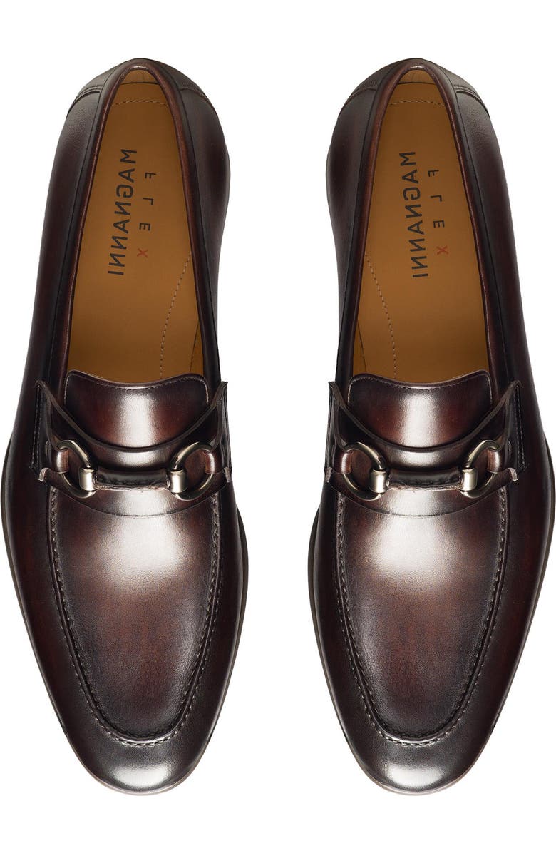 Magnanni Diago II Bit Loafer, Alternate, color, Brown