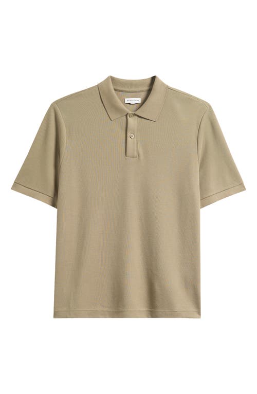 Nordstrom Pima Cotton Piqué Polo In Neutral