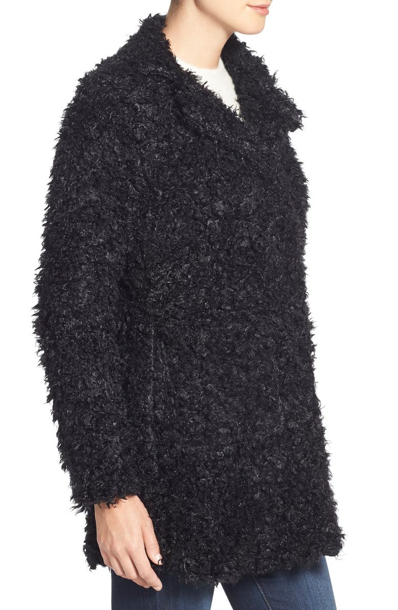 Steve Madden Faux Fur Coat, Alternate, color, 