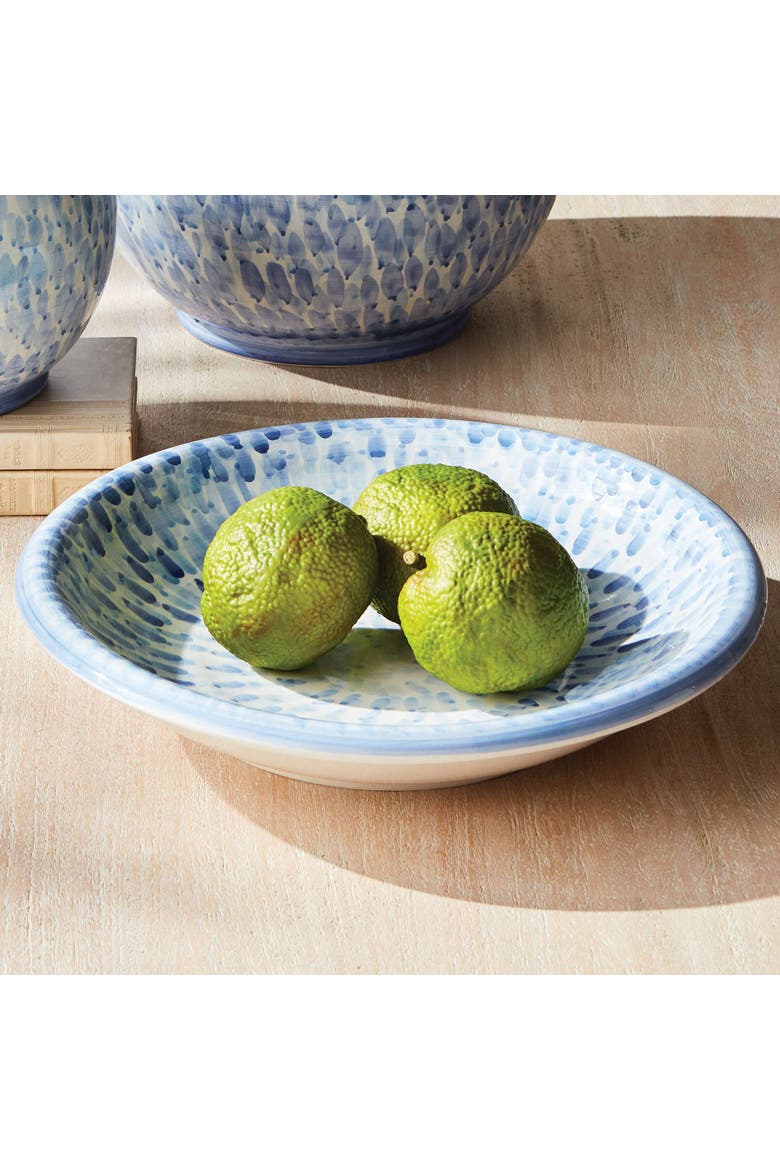 Cascata Decorative Bowl, Alternate, color, Blue