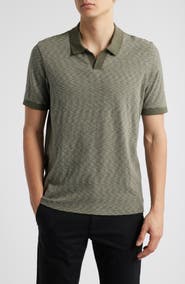 Vince Slub Jersey Johnny Collar Polo
