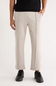 DENIM AND FLOWER Relaxed Fit Front Seam Knit Pants