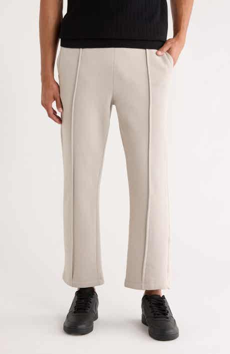 DENIM AND FLOWER Relaxed Fit Front Seam Knit Pants